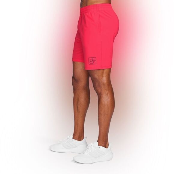 Peloton 8" Warp Knit Unlined Yoga Short Size XL Berry - Picture 1 of 6